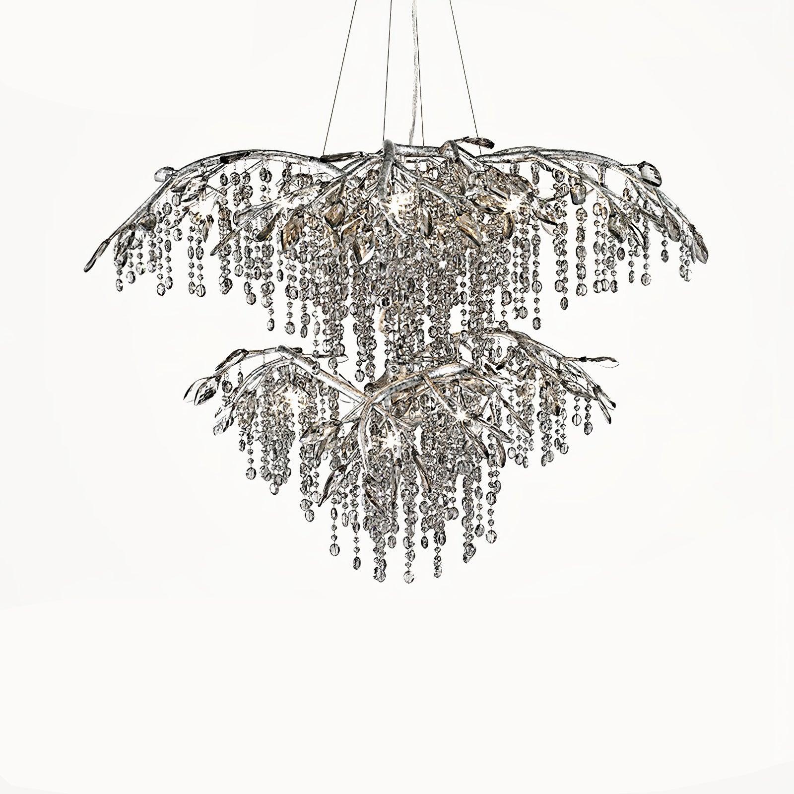 Aris Postmodern Luxury Twilight Crystal Chandelier-Neutral Decor