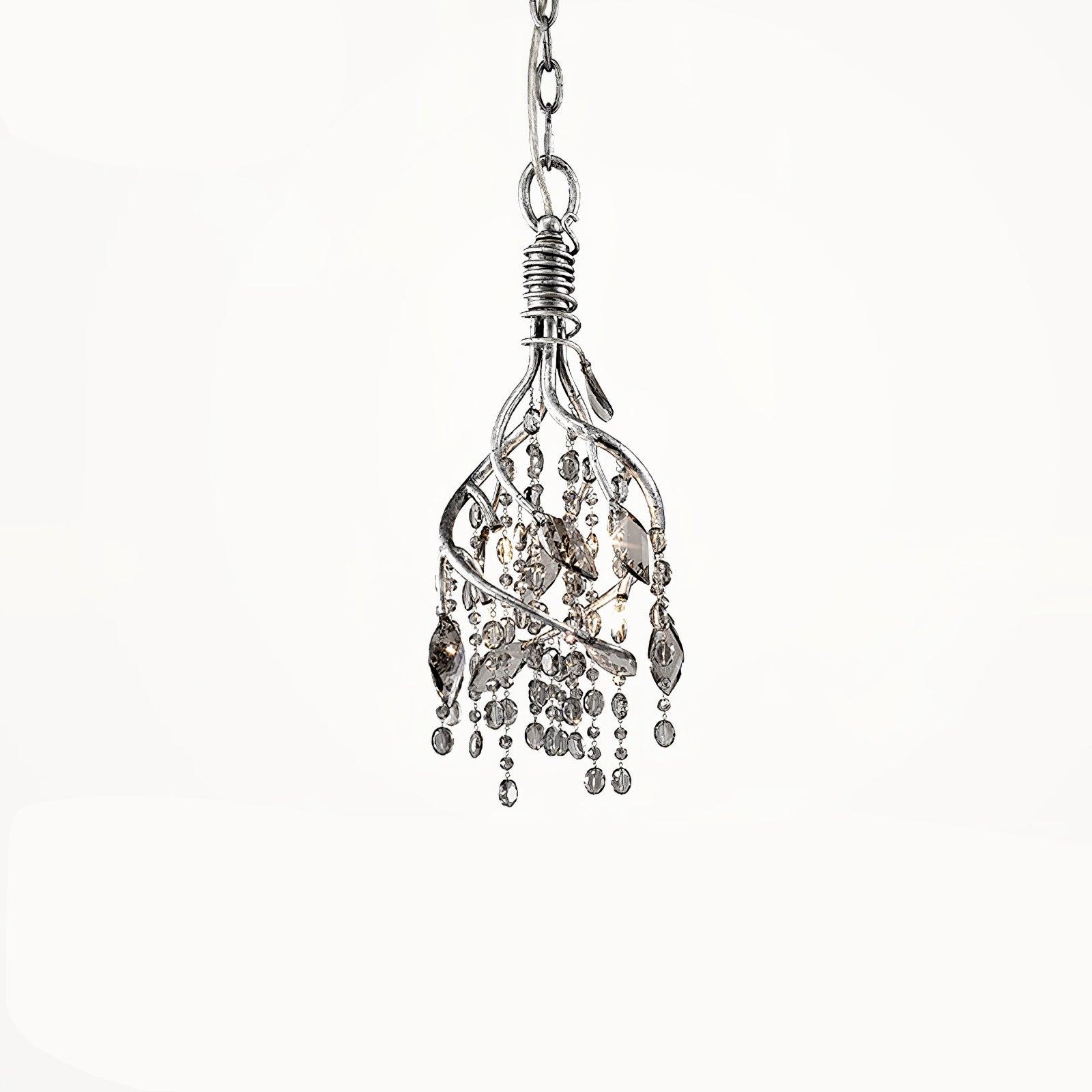 Aris Postmodern Luxury Twilight Crystal Chandelier-Neutral Decor