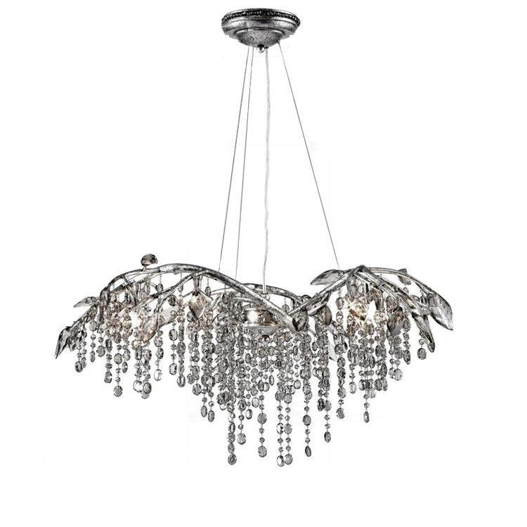 Aris Postmodern Luxury Twilight Crystal Chandelier-Neutral Decor