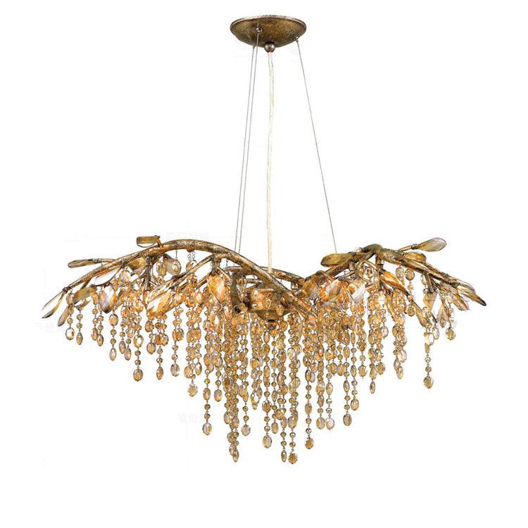 Aris Postmodern Luxury Twilight Crystal Chandelier-Neutral Decor