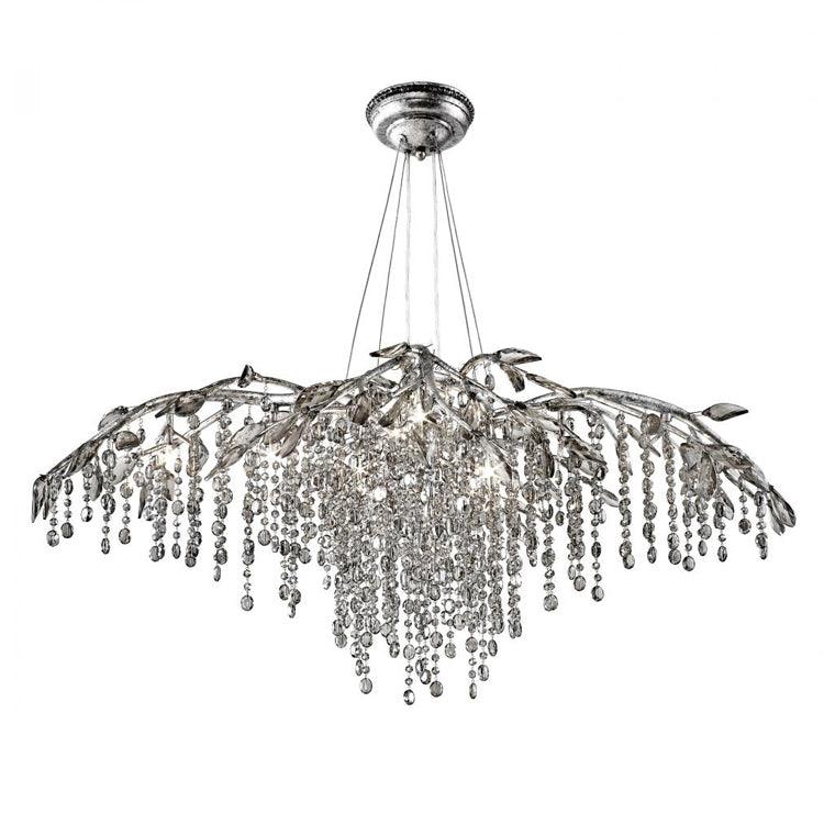 Aris Postmodern Luxury Twilight Crystal Chandelier-Neutral Decor