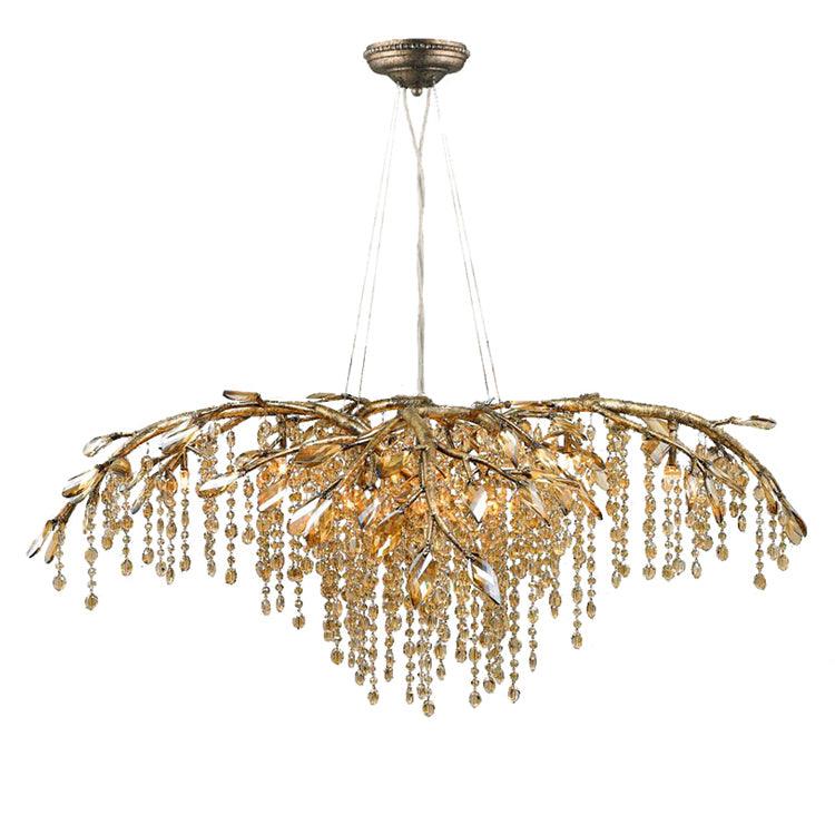 Aris Postmodern Luxury Twilight Crystal Chandelier-Neutral Decor