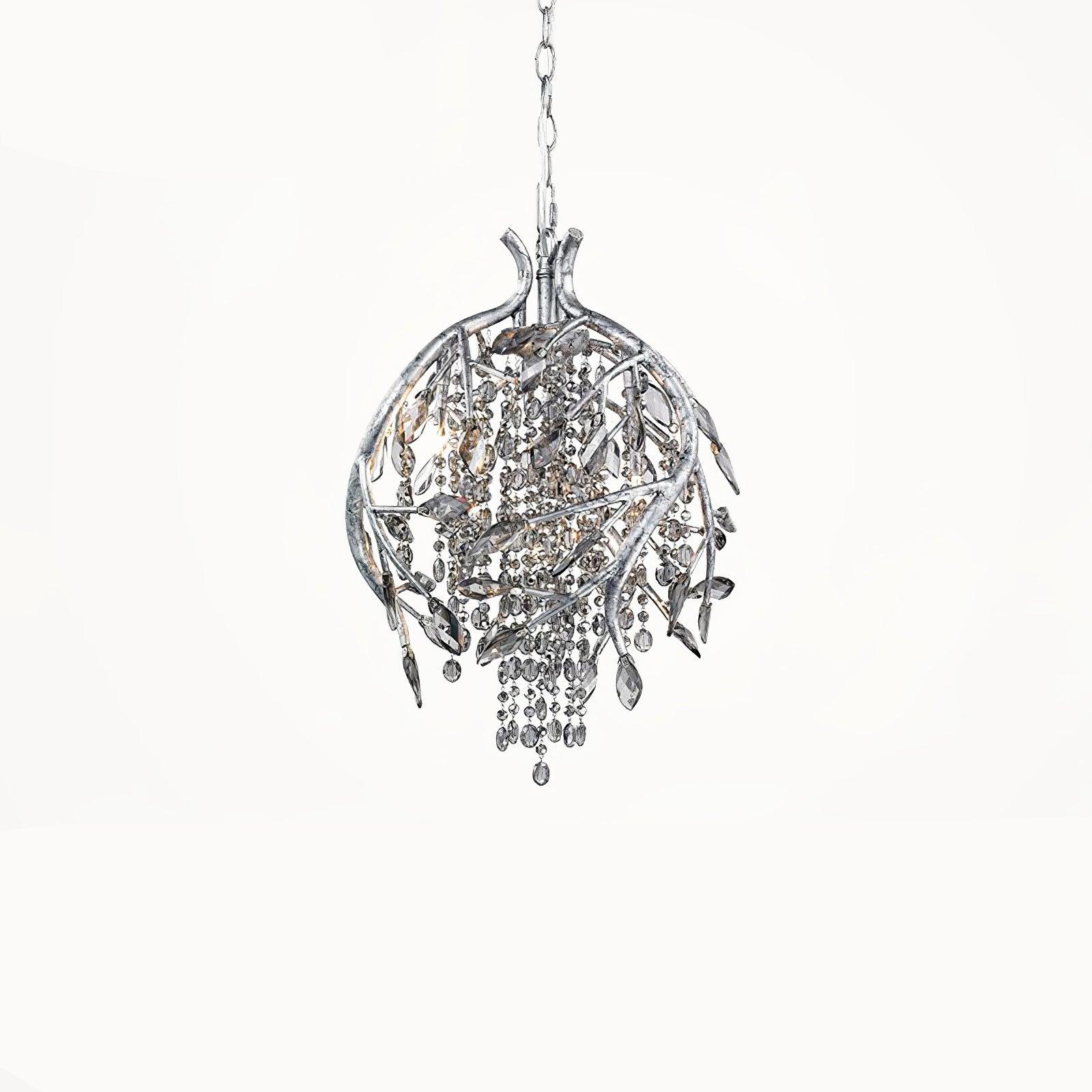 Aris Postmodern Luxury Twilight Crystal Chandelier-Neutral Decor