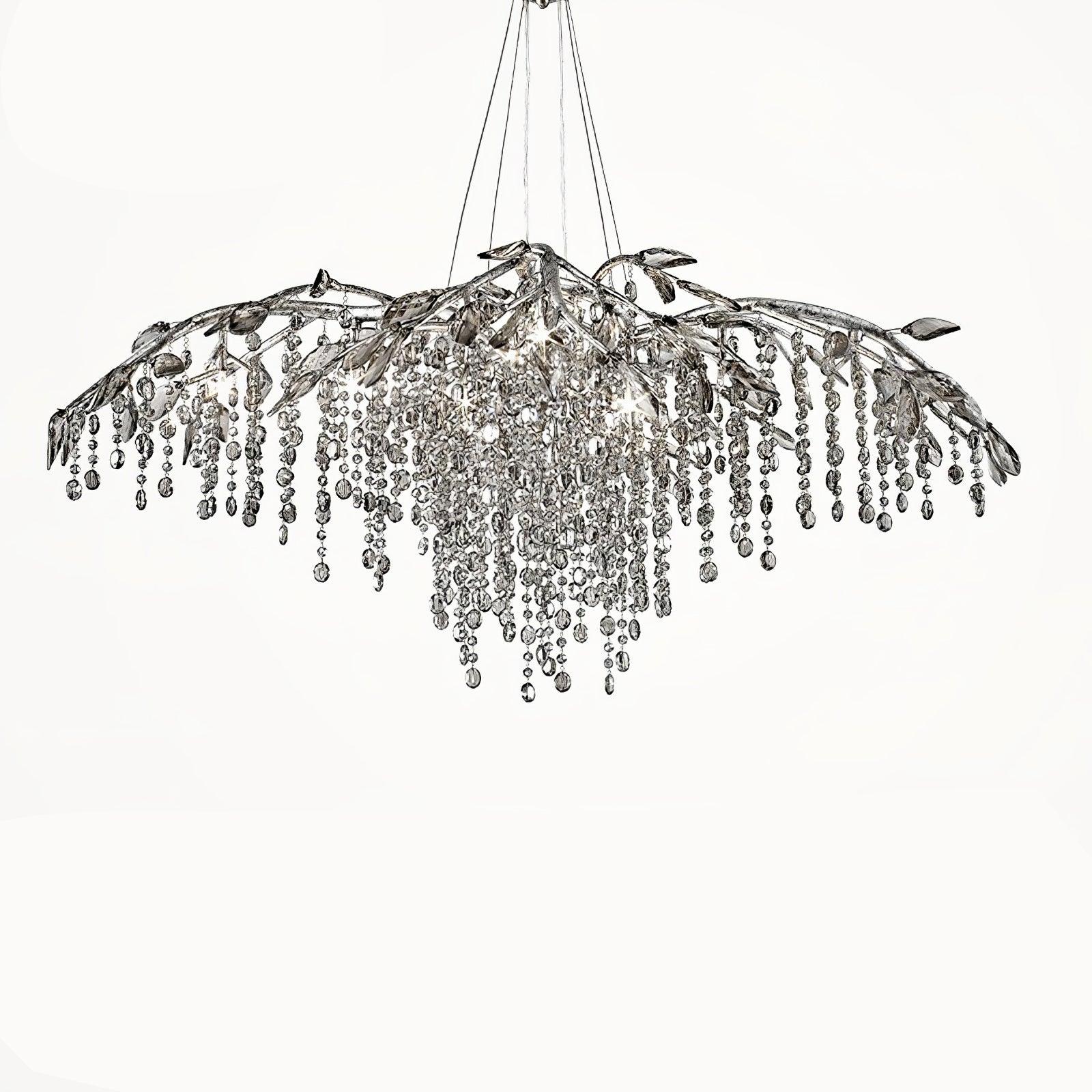 Aris Postmodern Luxury Twilight Crystal Chandelier-Neutral Decor