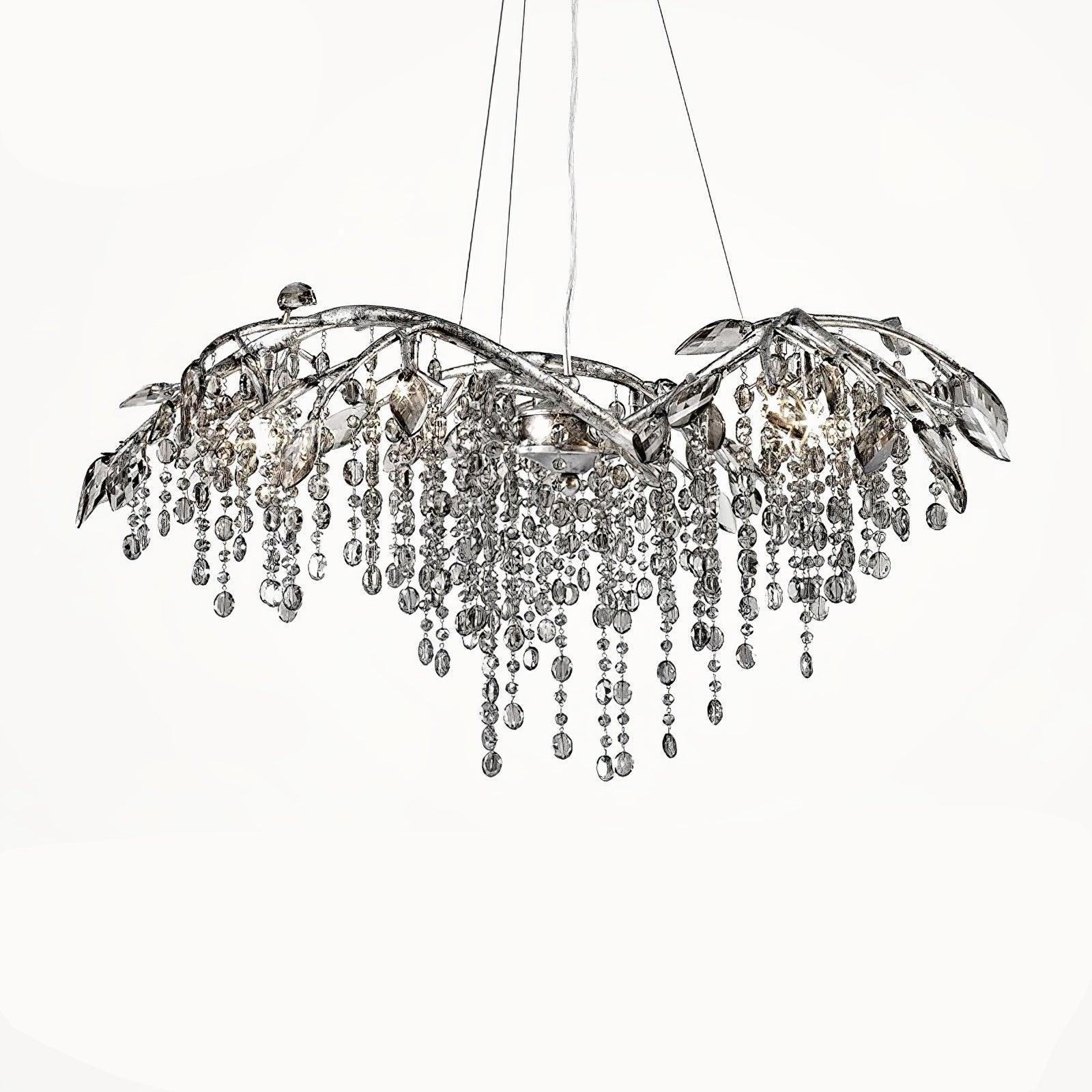 Aris Postmodern Luxury Twilight Crystal Chandelier-Neutral Decor