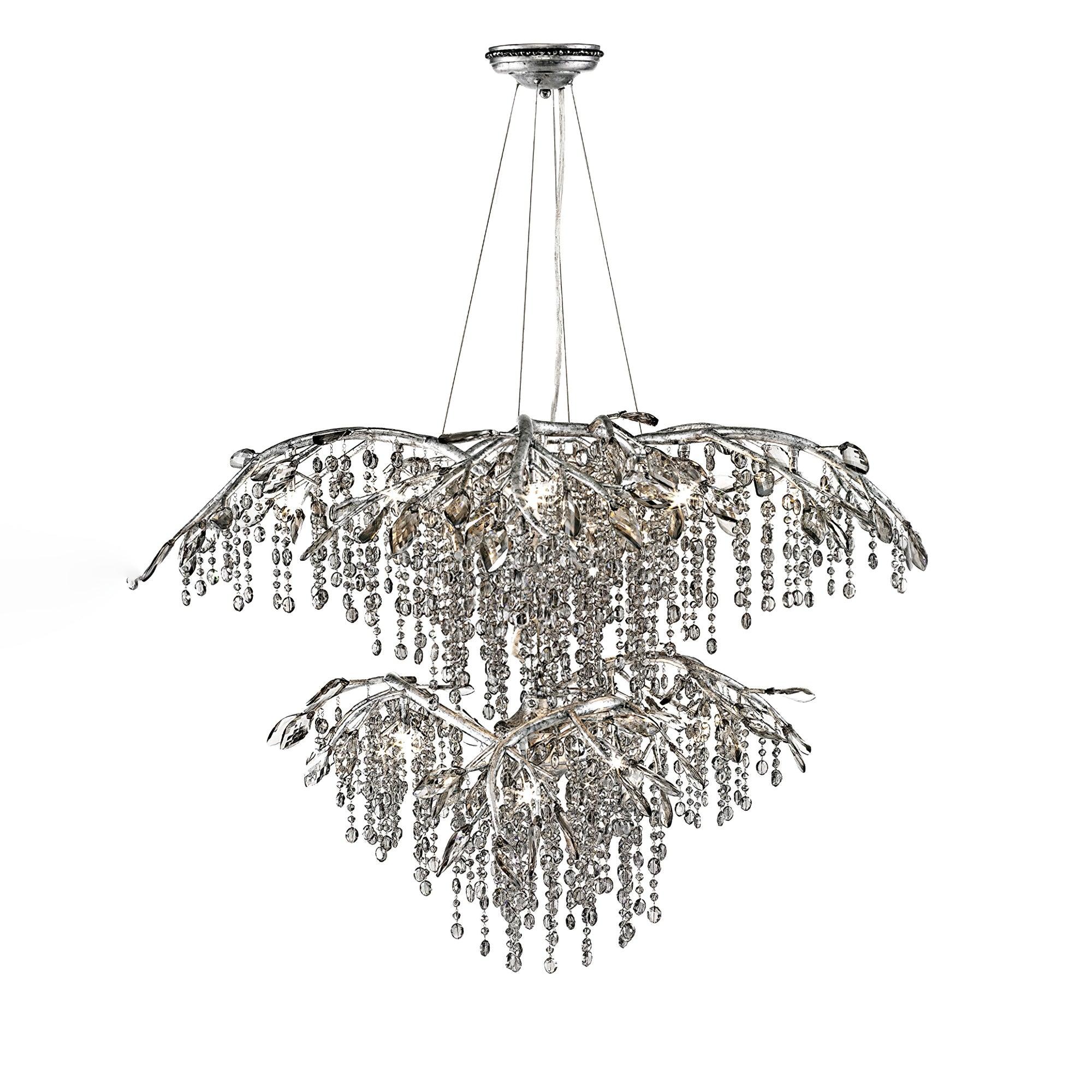 Aris Postmodern Luxury Twilight Crystal Chandelier-Neutral Decor