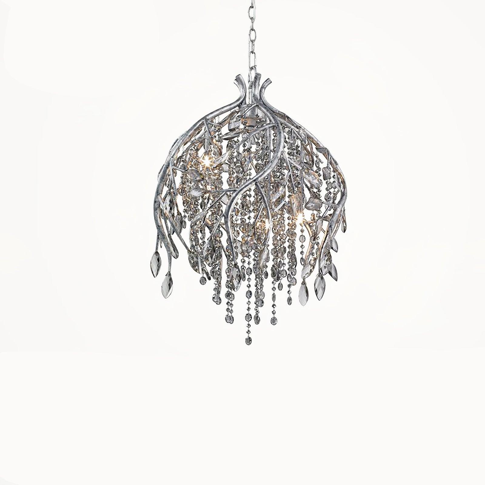 Aris Postmodern Luxury Twilight Crystal Chandelier-Neutral Decor