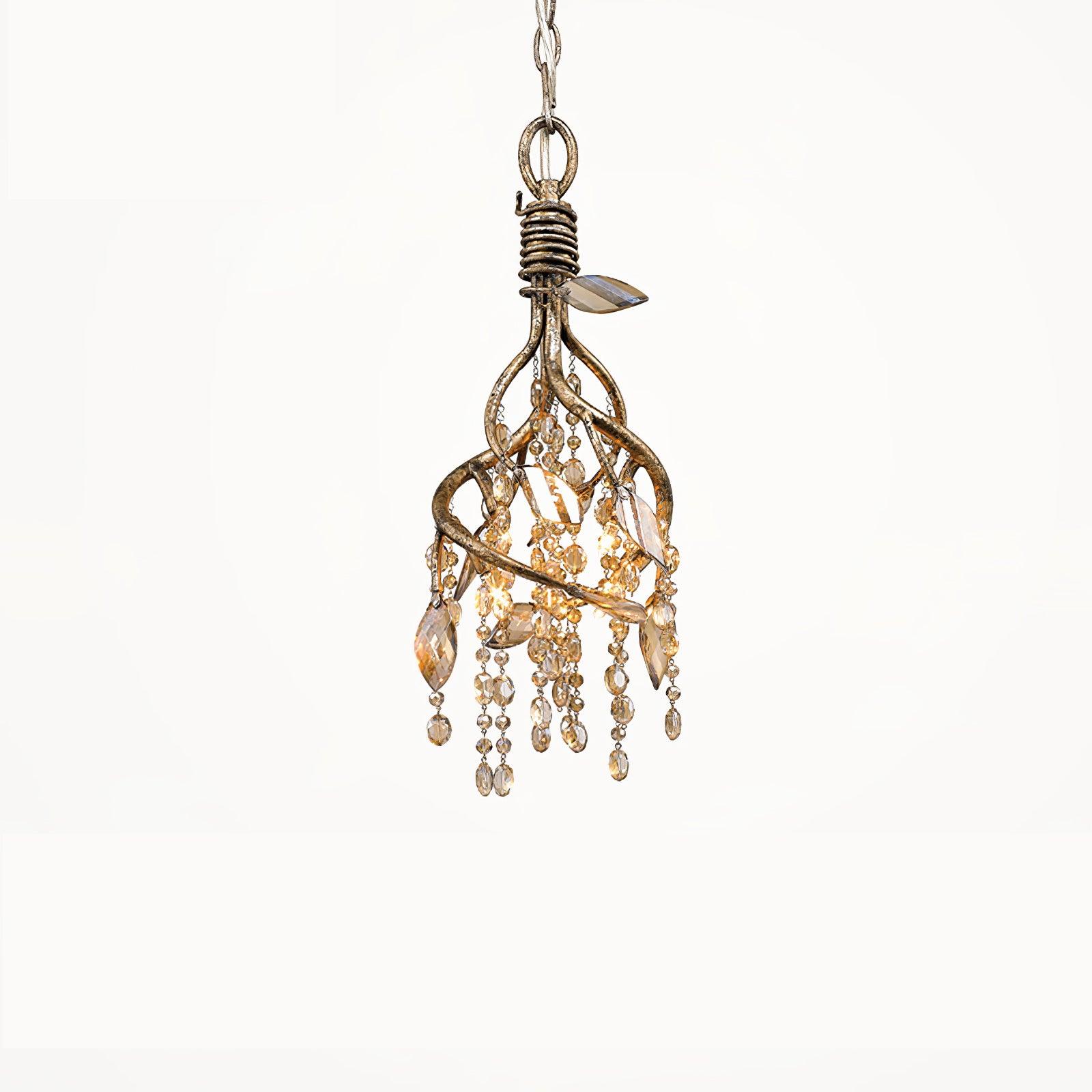 Aris Postmodern Luxury Twilight Crystal Chandelier-Neutral Decor