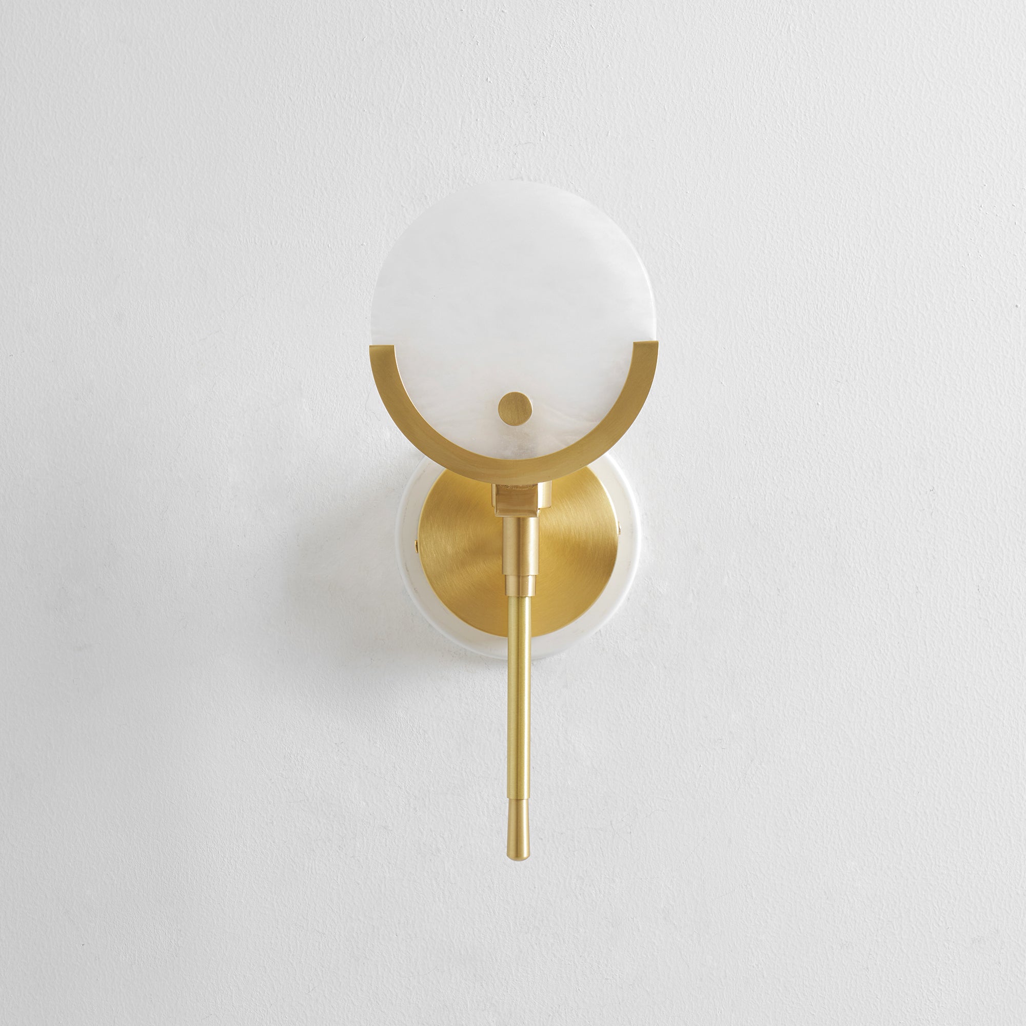 Aminex Sphere Alabaster Wall Light-Neutral Decor