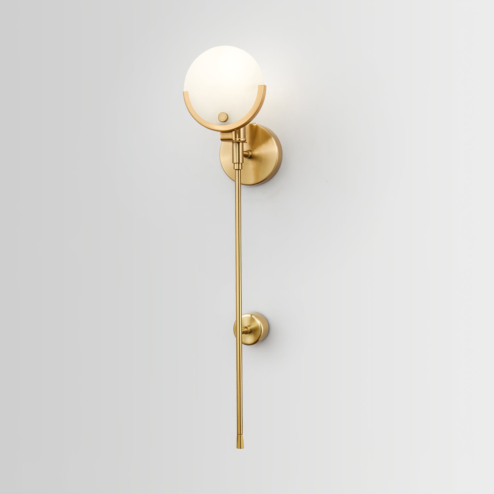 Kristy Brass Sconce Alabaster - Neutralighting