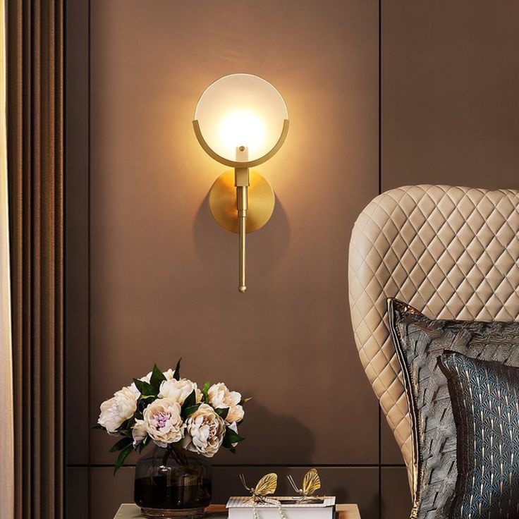 Kristy Brass Sconce Alabaster - Neutralighting