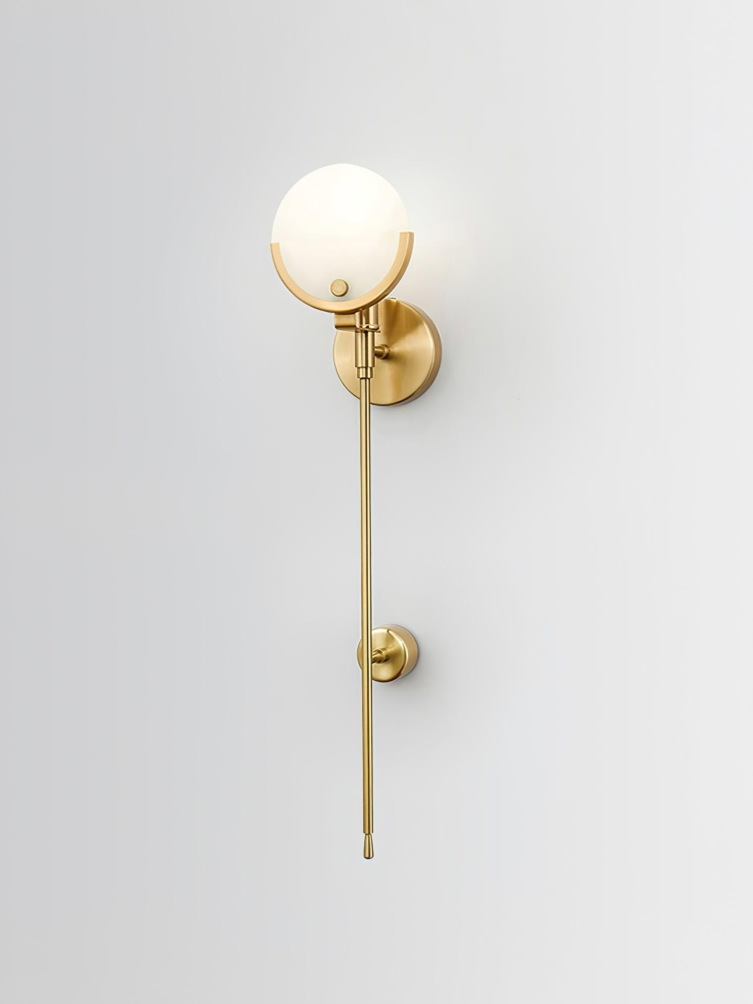 Aminex Sphere Alabaster Wall Light-Neutral Decor