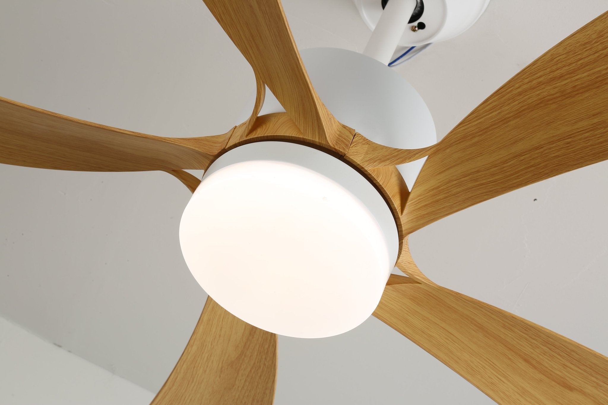 Sylven Modern Wood Ceiling Fan Light-Neutral Decor