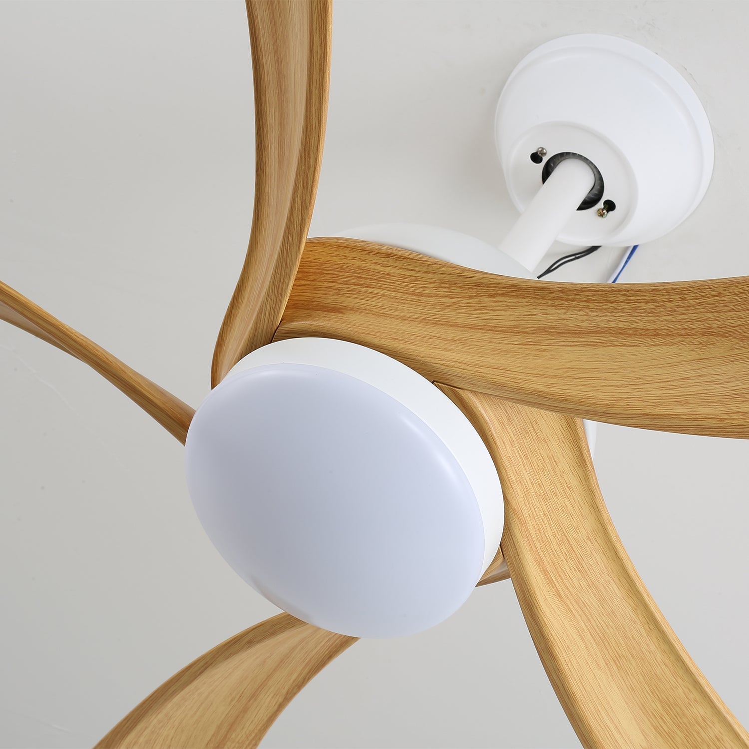 Sylven Modern Wood Ceiling Fan Light-Neutral Decor