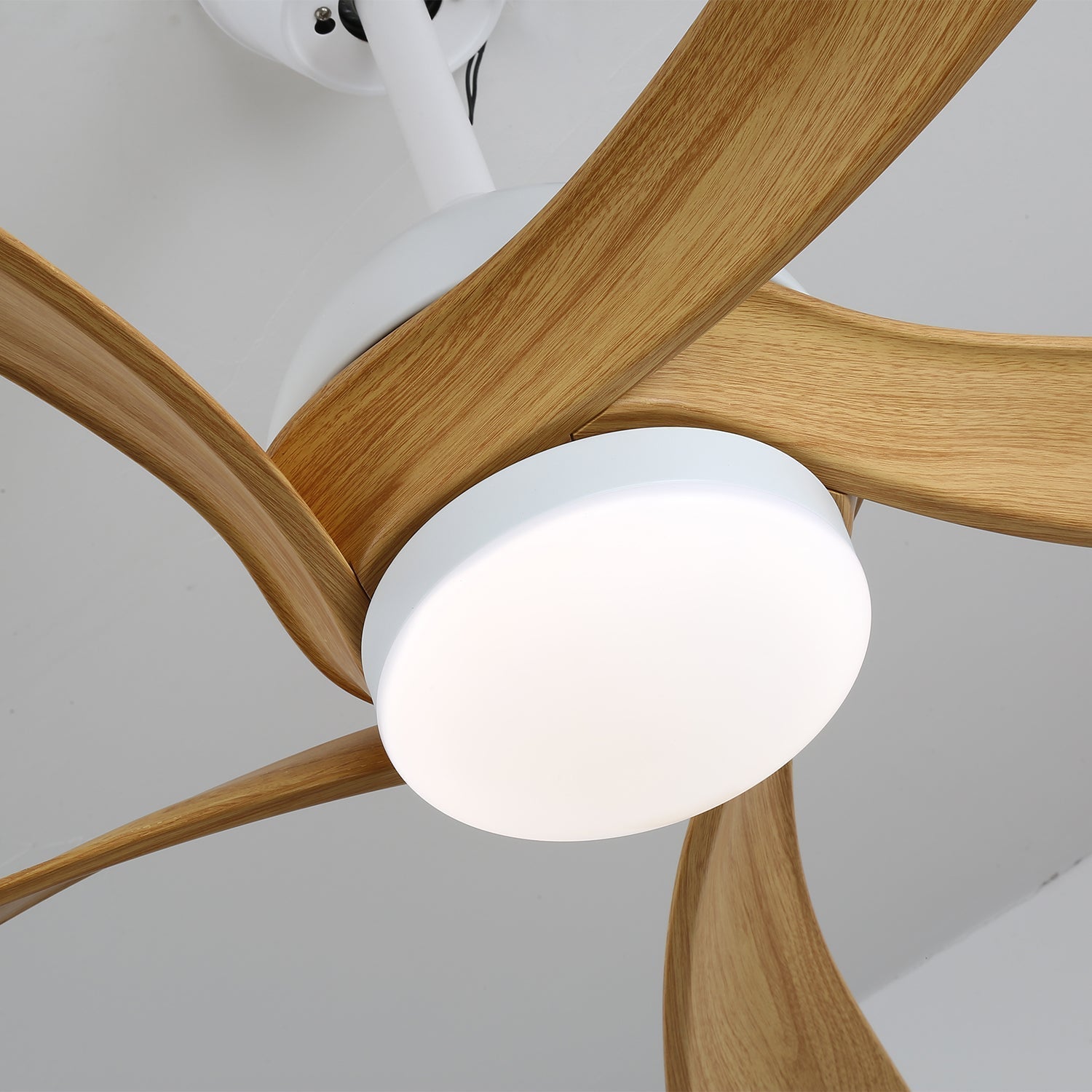 Sylven Modern Wood Ceiling Fan Light-Neutral Decor