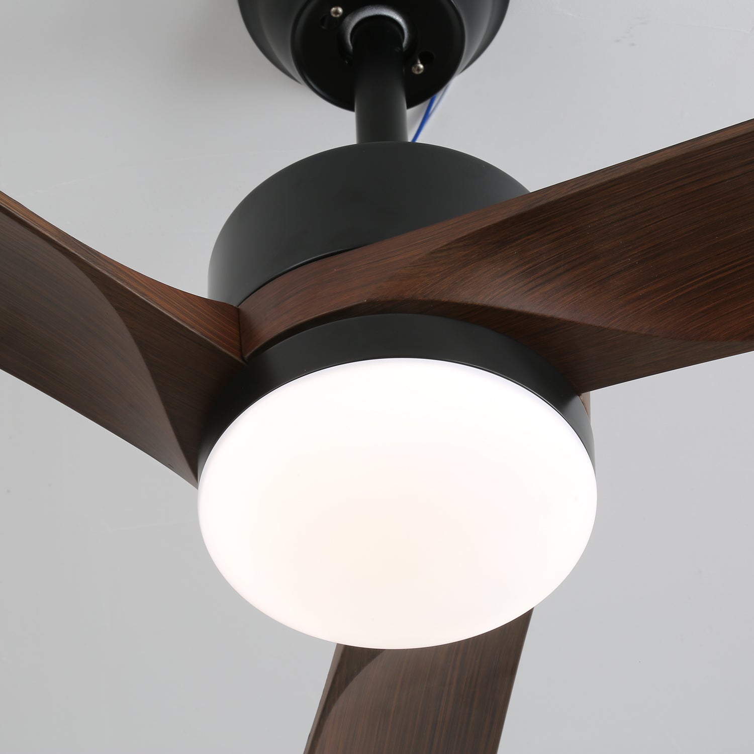 Evraeis Modern Wood Ceiling Fan Light-Neutral Decor