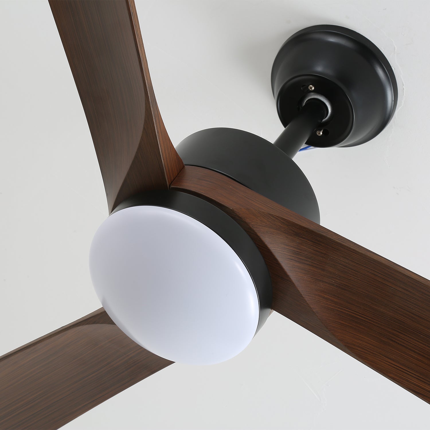 Evraeis Modern Wood Ceiling Fan Light-Neutral Decor