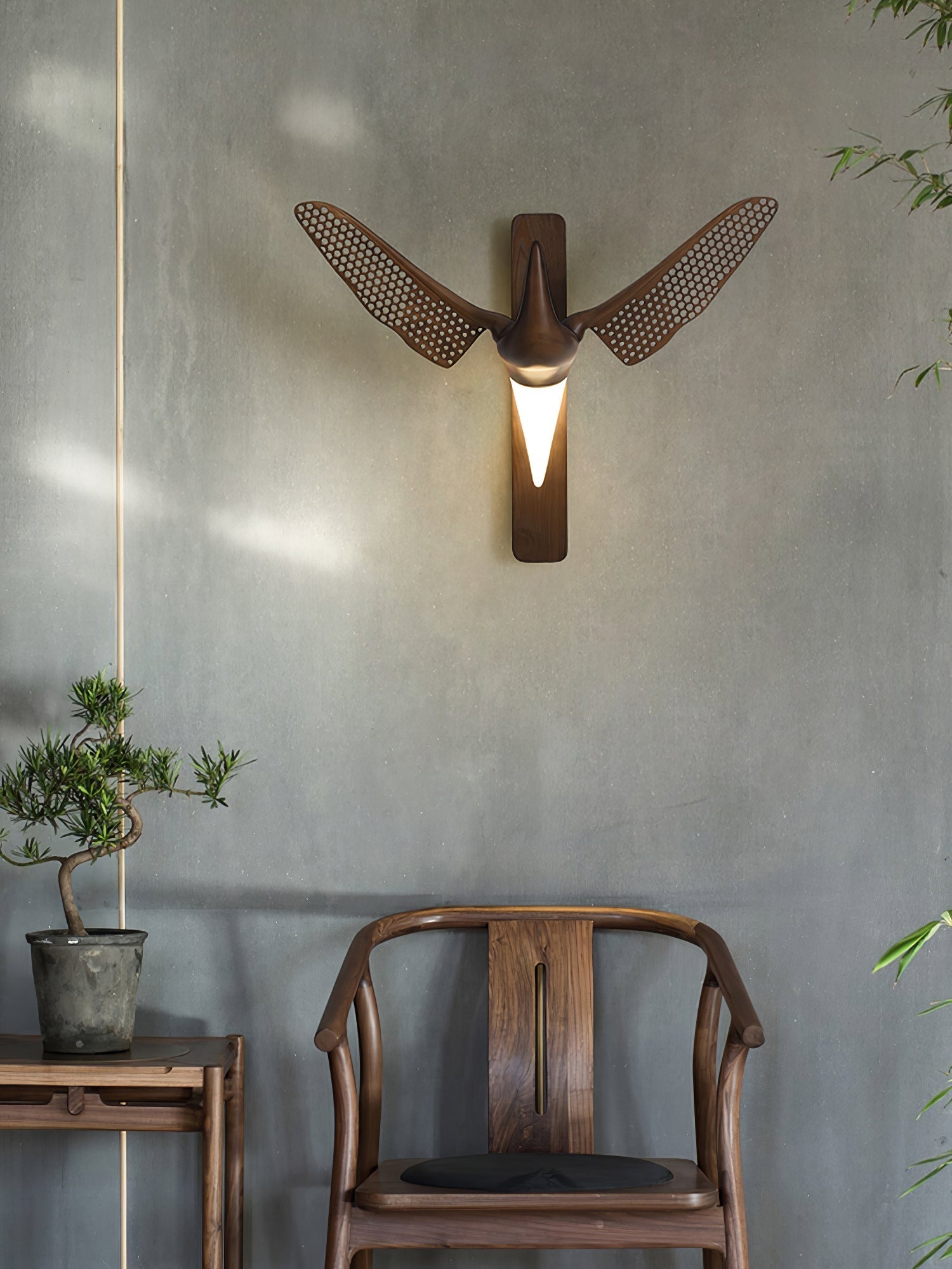 Avesa Individual Creativity Wood Wall Light-Neutral Decor