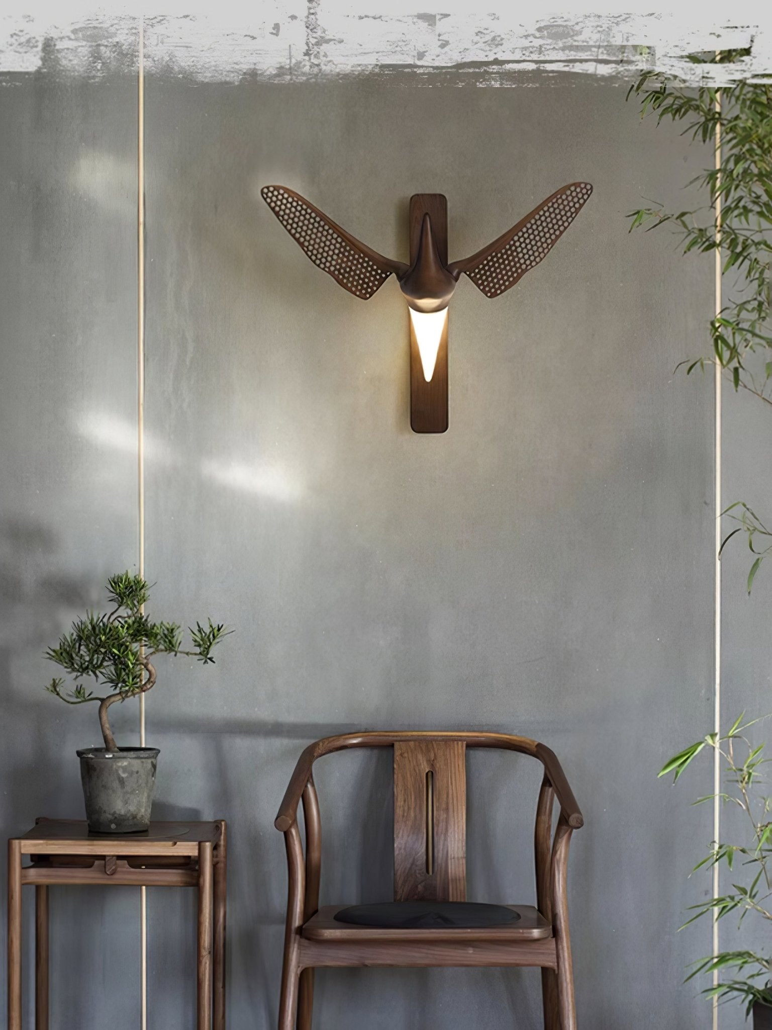 Avesa Individual Creativity Wood Wall Light-Neutral Decor