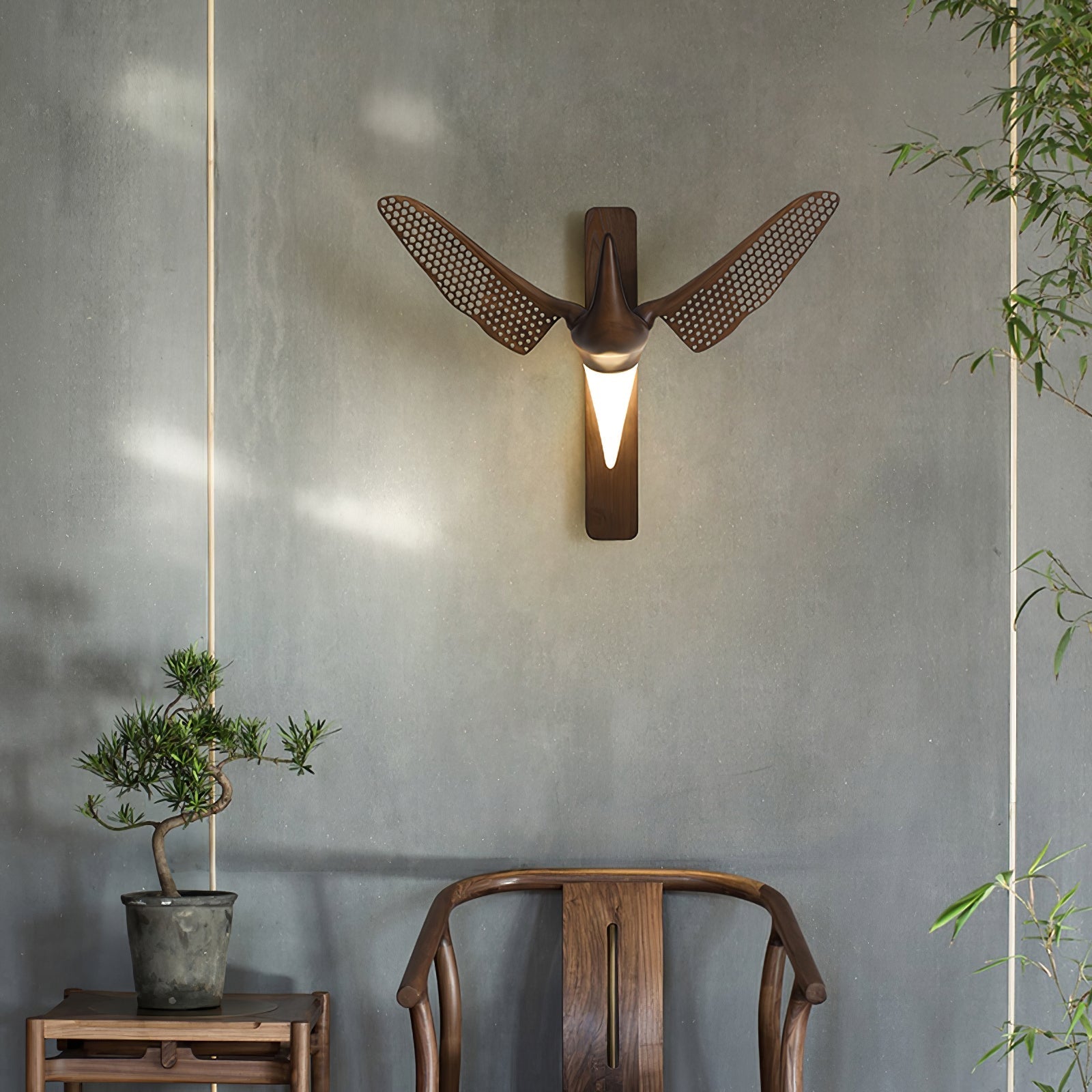 Avesa Individual Creativity Wood Wall Light-Neutral Decor