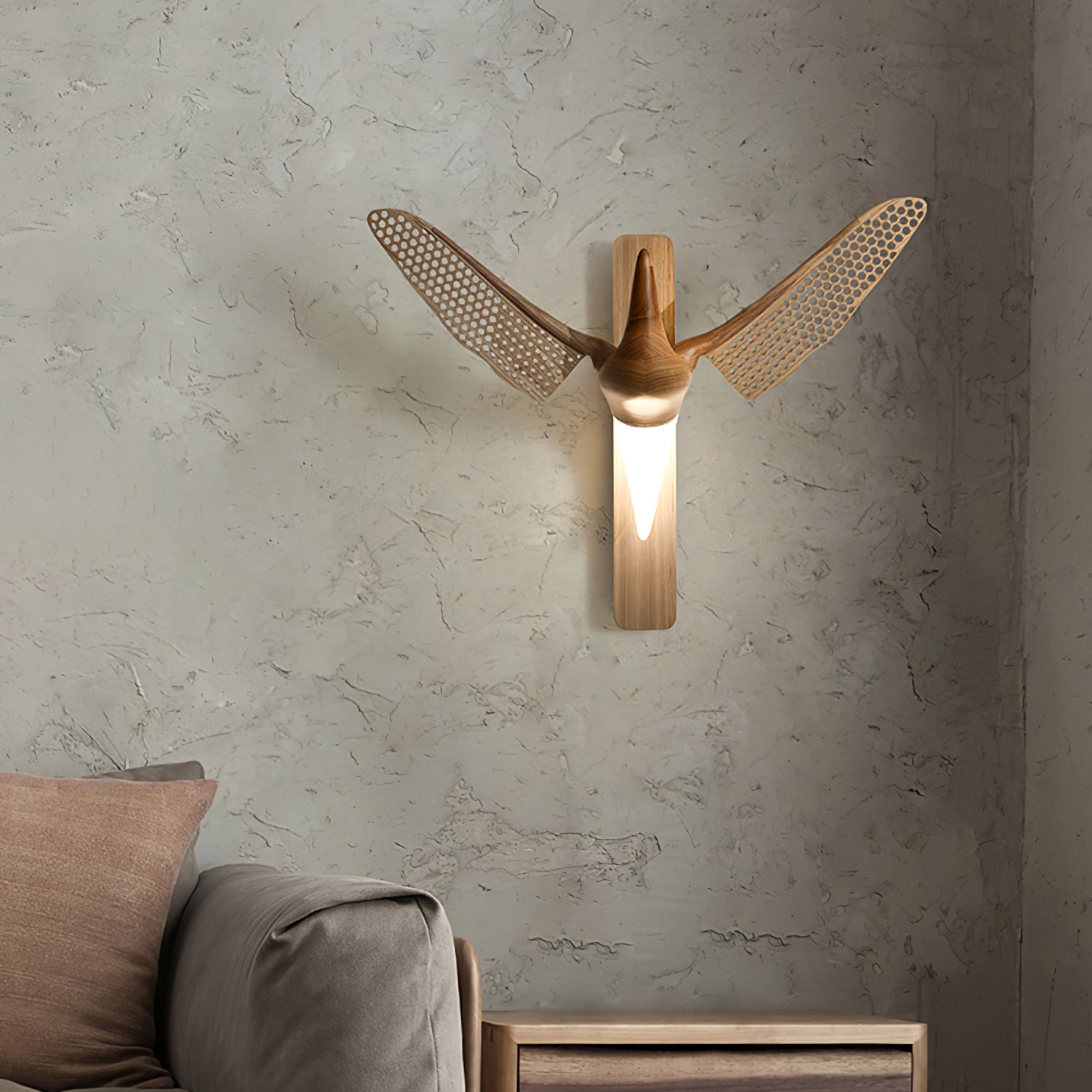 Avesa Individual Creativity Wood Wall Light-Neutral Decor