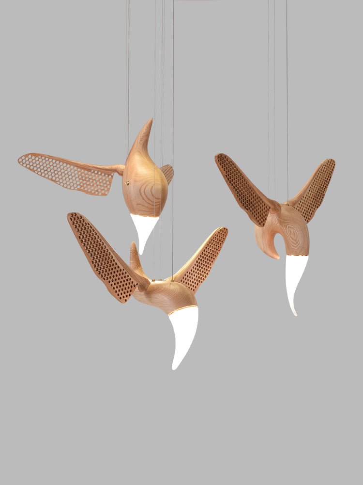 Avian Flight Chandelier-Neutral Decor