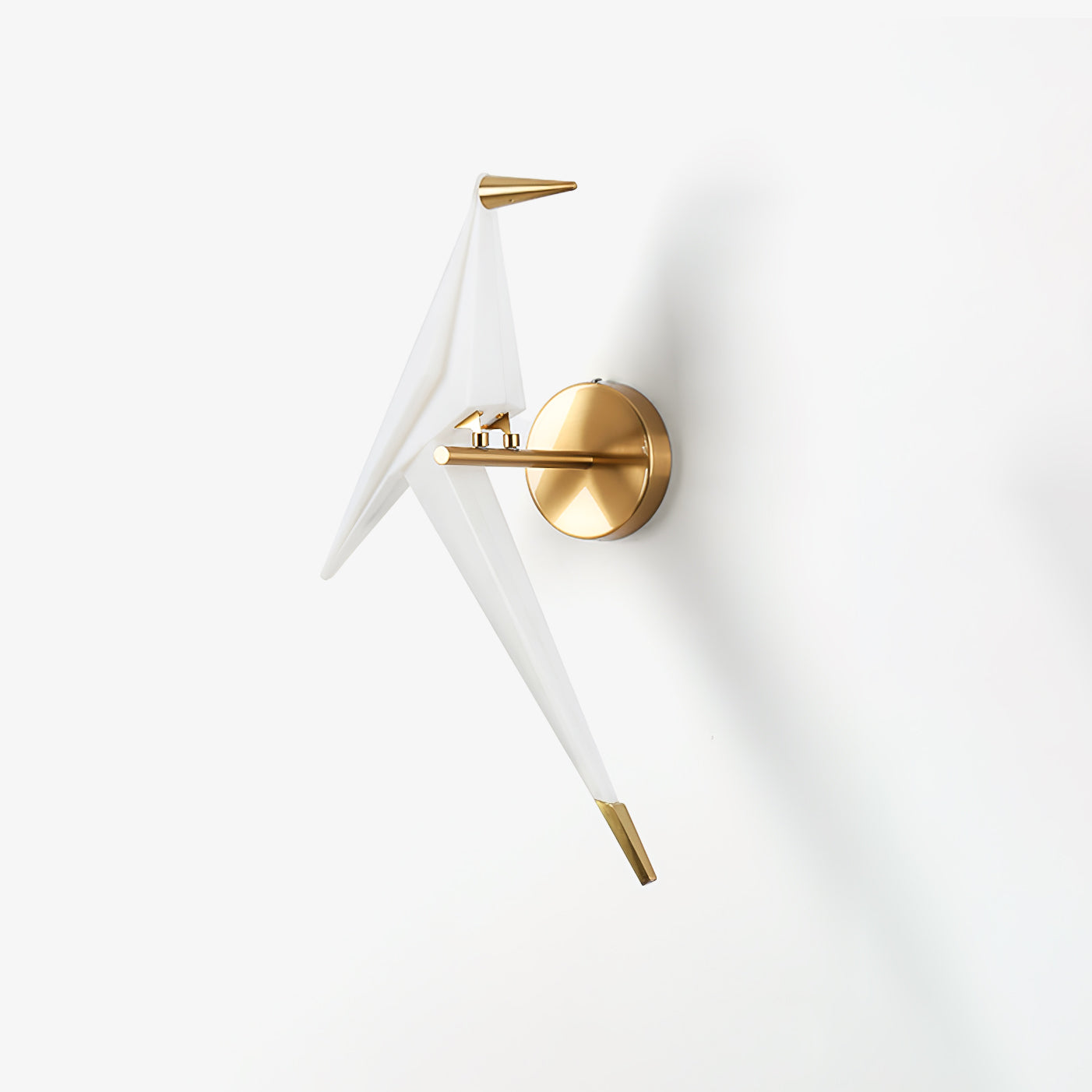 Eovela Nordic Art Paper Crane Wall Lamp-Neutral Decor