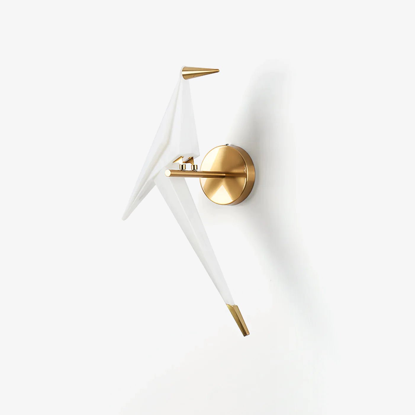 Eovela Nordic Art Paper Crane Wall Lamp-Neutral Decor
