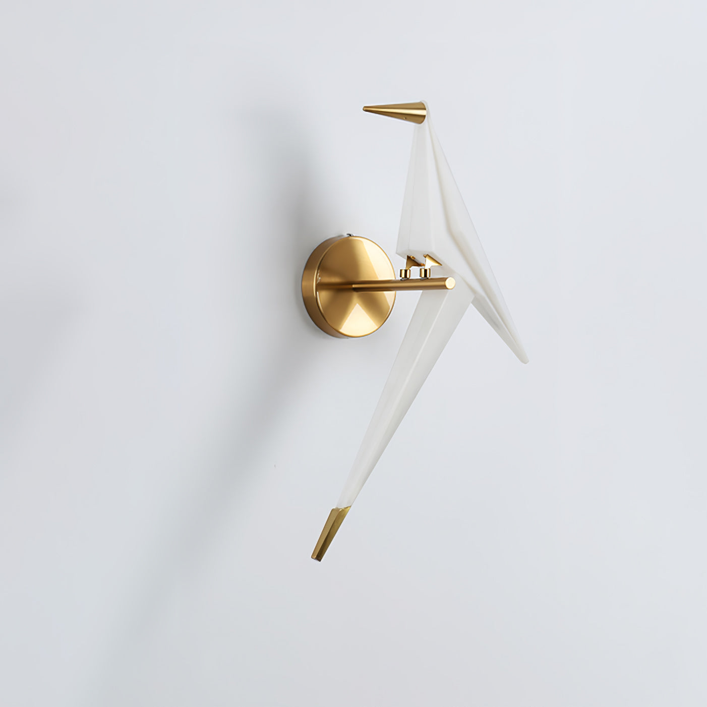 Eovela Nordic Art Paper Crane Wall Lamp-Neutral Decor