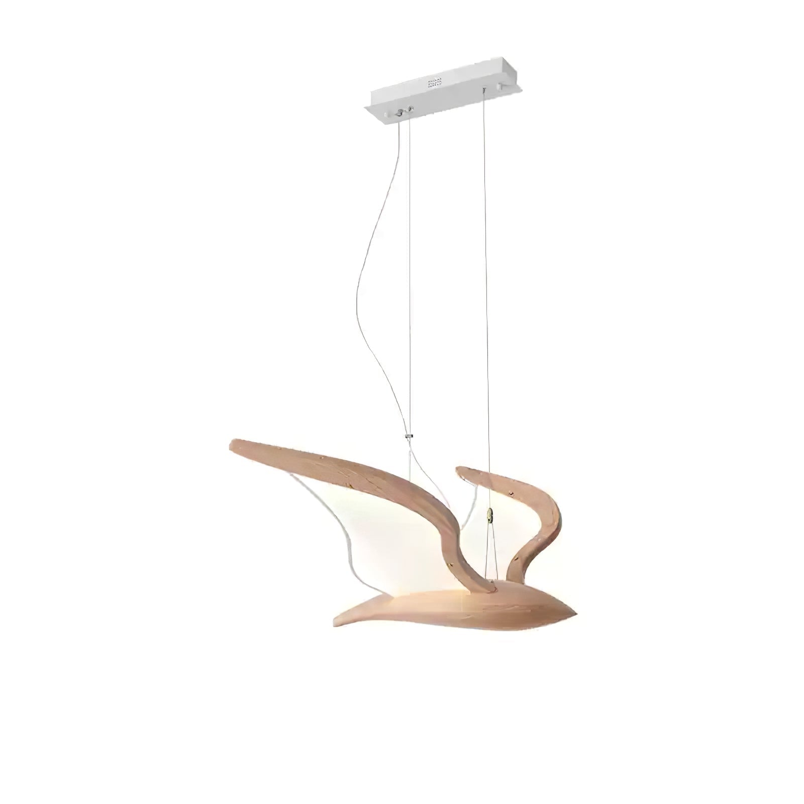 Lyvynia Organic Wood Pendant Light-Neutral Decor