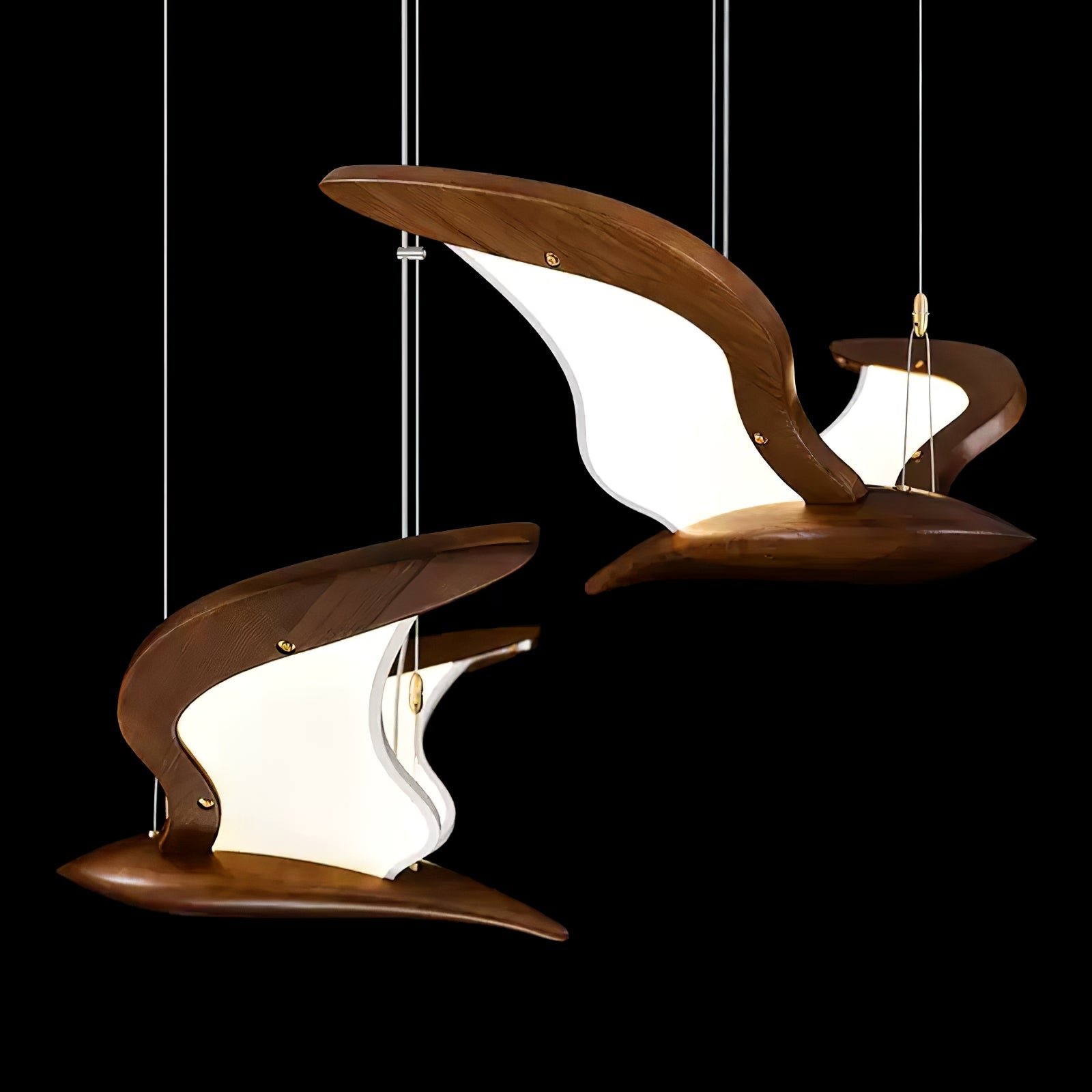 Lyvynia Organic Wood Pendant Light-Neutral Decor