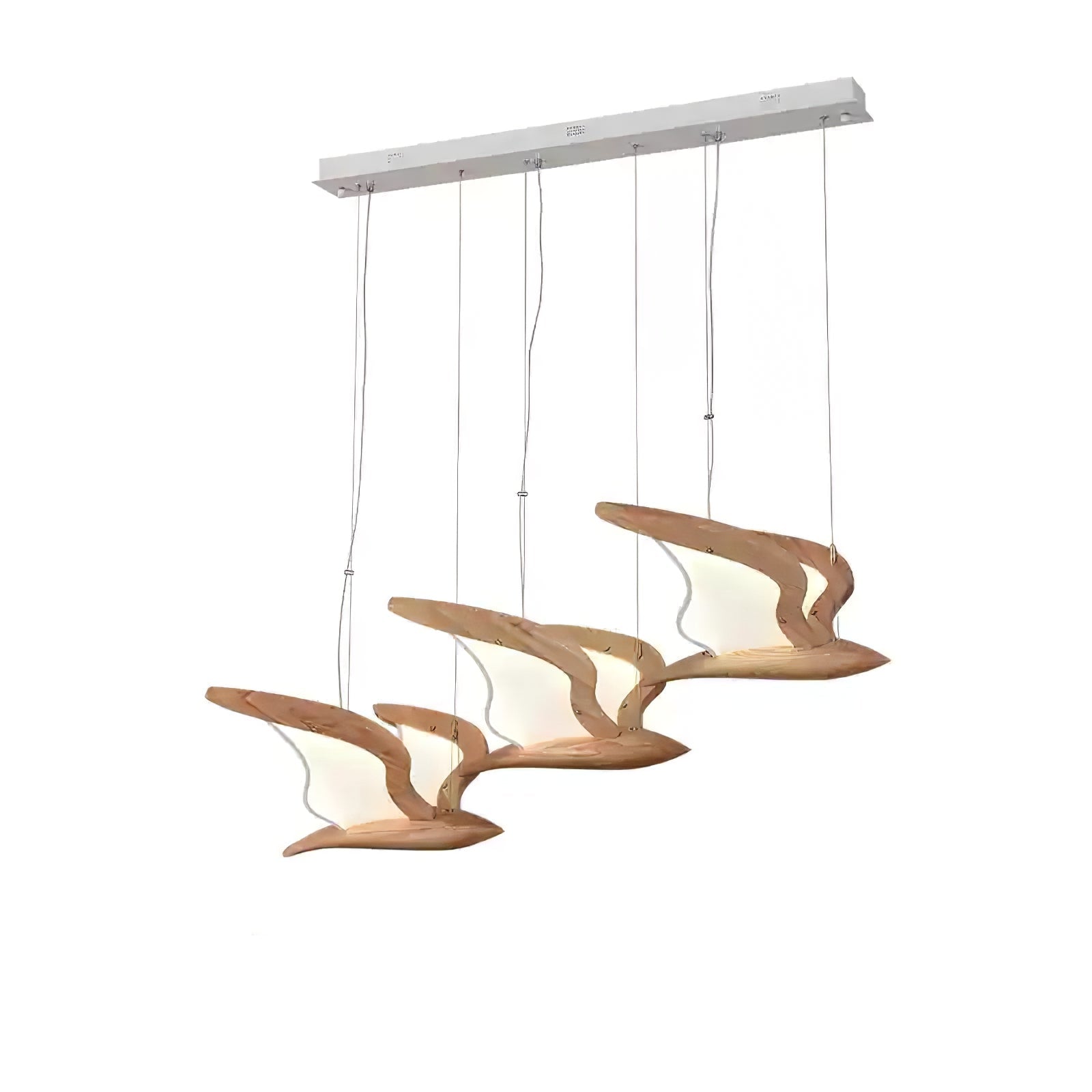 Lyvynia Organic Wood Pendant Light-Neutral Decor