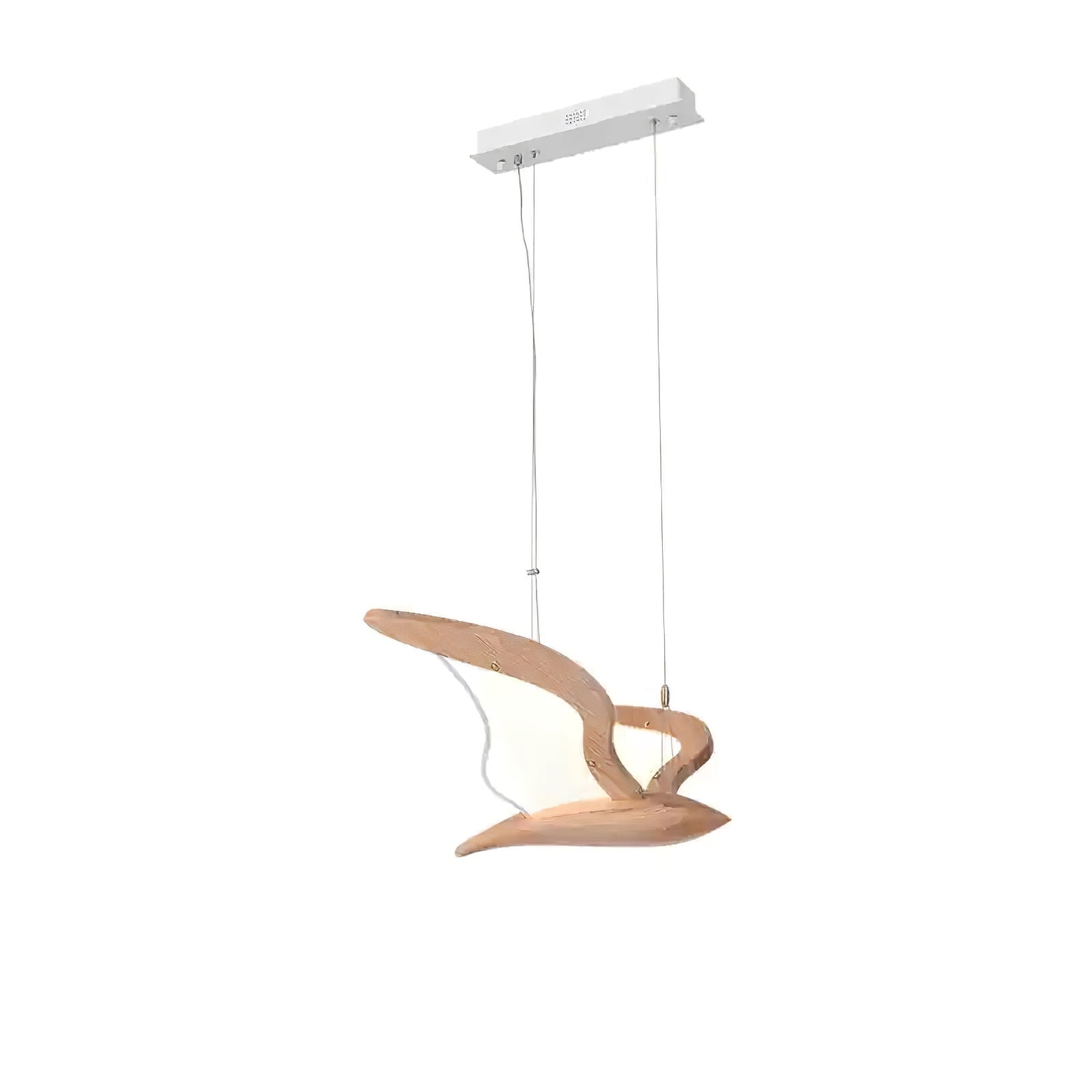 Lyvynia Organic Wood Pendant Light-Neutral Decor