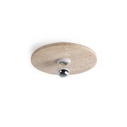 Avize Travertine Ceiling Lamp in a beige finish.