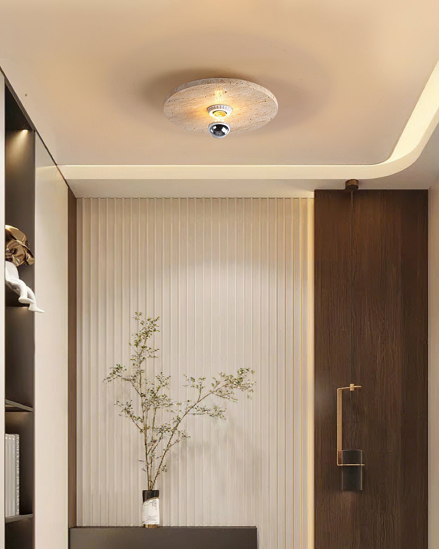 Lifestyle image of the Avize lamp in a modern living room.