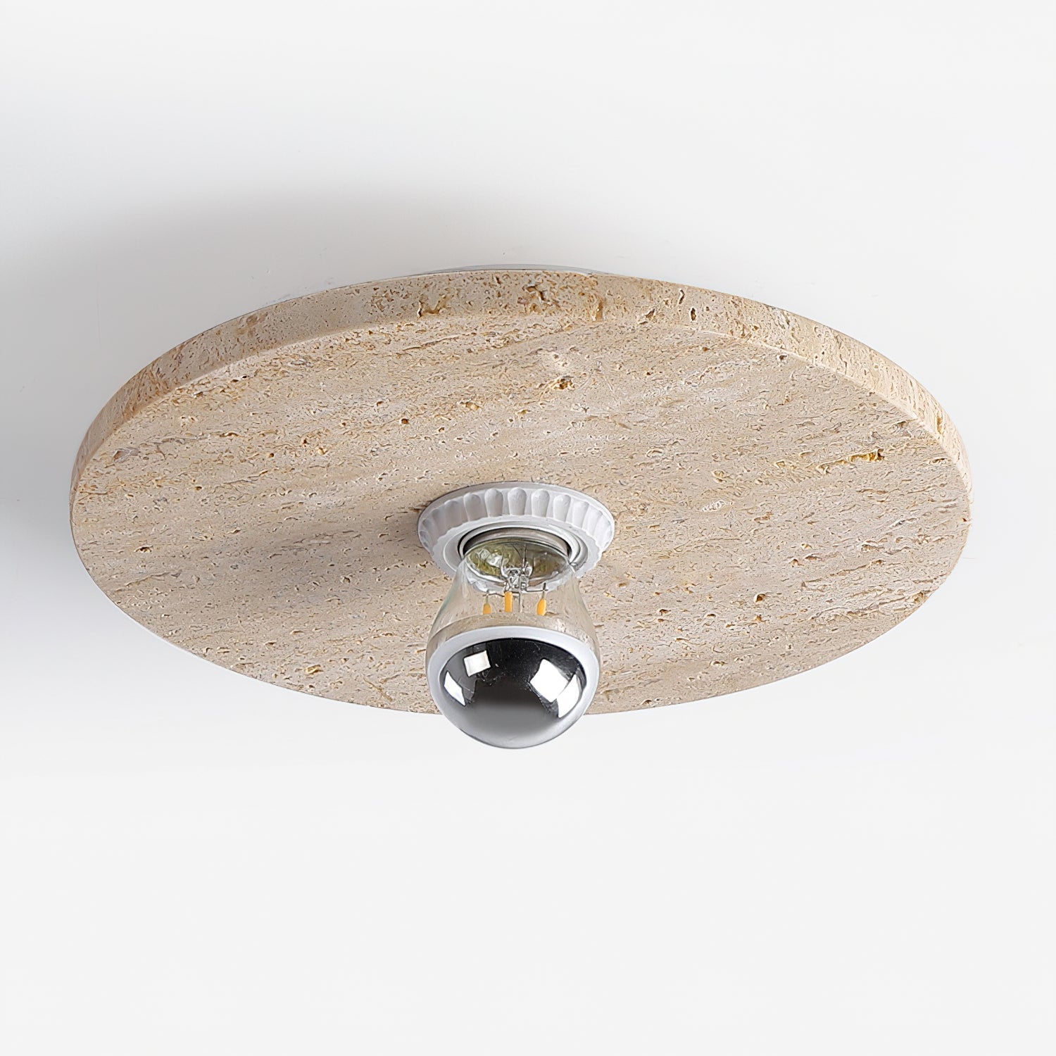 The Avize lamp in a minimalist hallway setting.