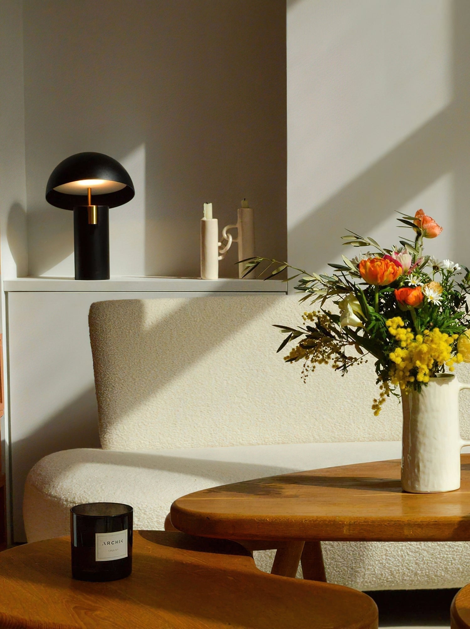 Veroca Steel Industrial Table Lamp-Neutral Decor