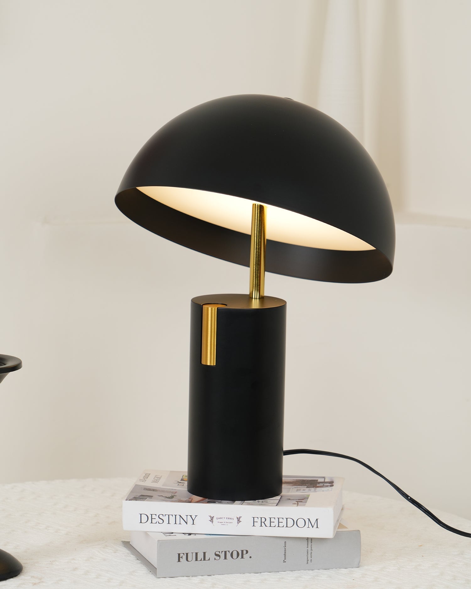 Veroca Steel Industrial Table Lamp-Neutral Decor