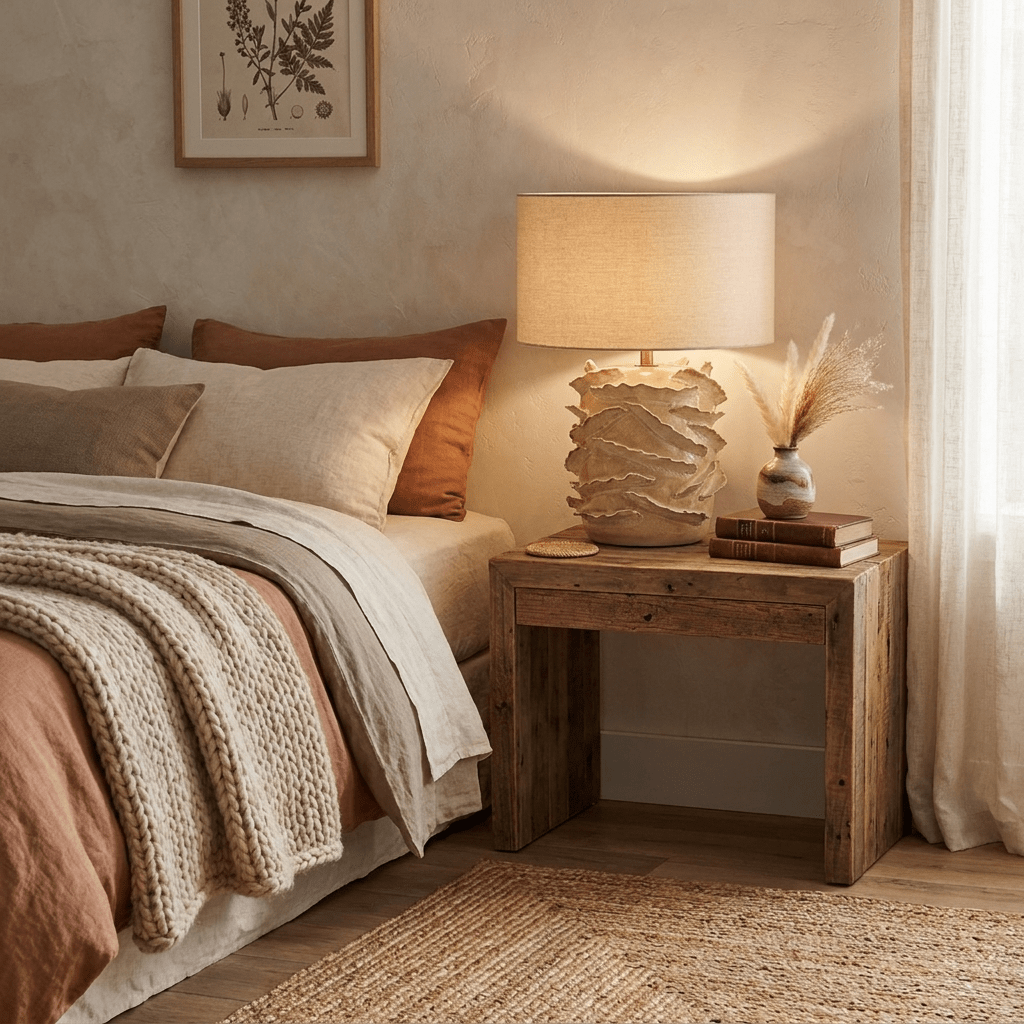 Avvolta Ceramic Table Lamp-Neutral Decor