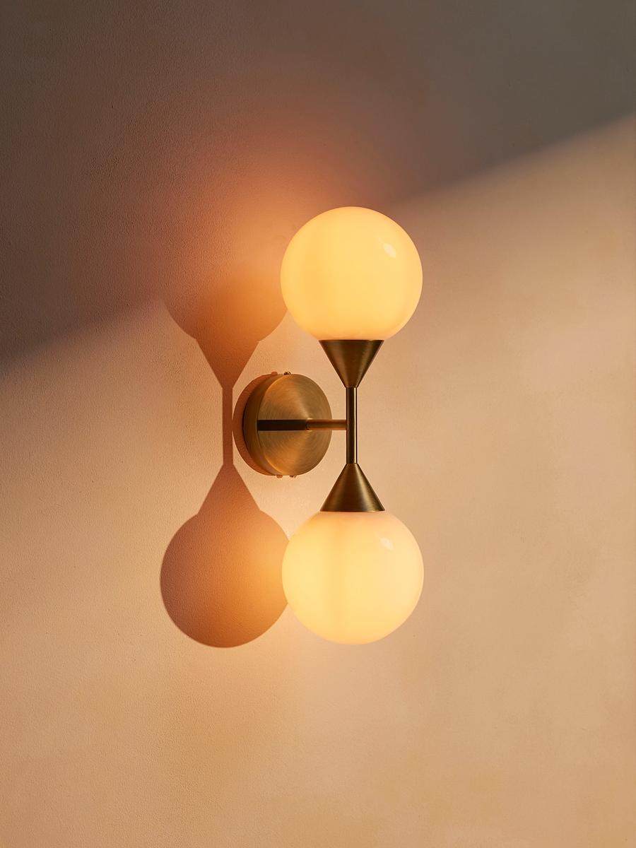 Axis Duo Wall Light-Neutral Decor