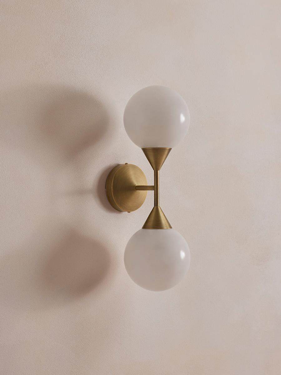 Axis Duo Wall Light-Neutral Decor