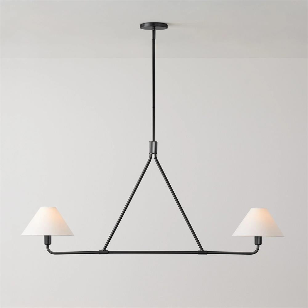 Vase Chandelier Cone Shade Minimalist-Neutral Decor