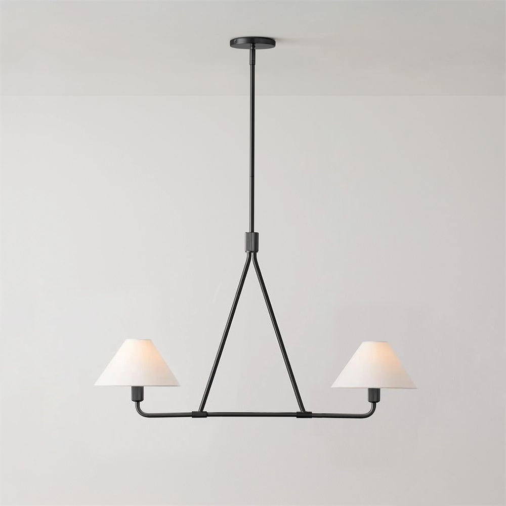 Vase Chandelier Cone Shade Minimalist-Neutral Decor
