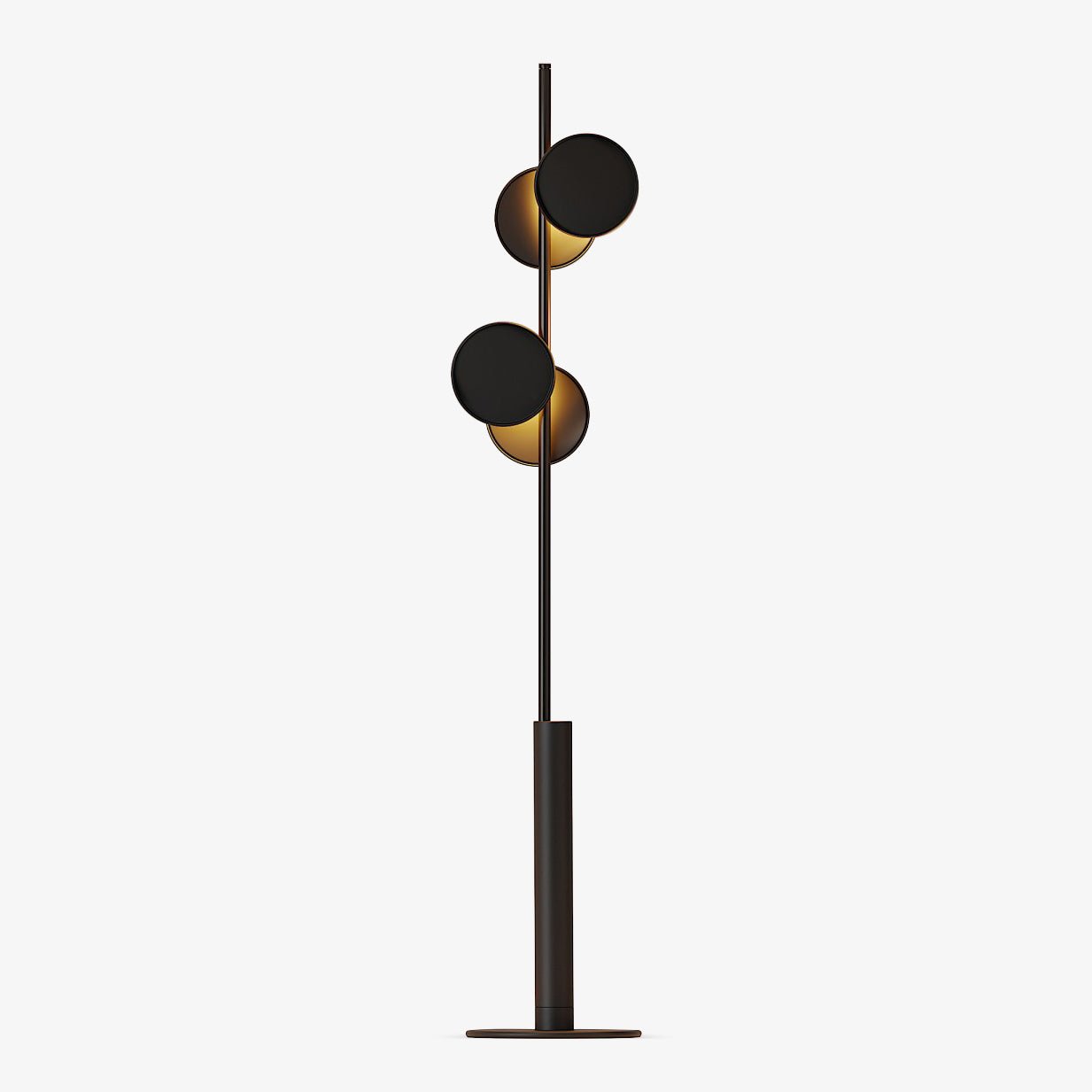 Munell Black Acrylic Floor Lamp-Neutral Decor