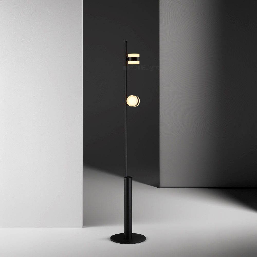 Munell Black Acrylic Floor Lamp-Neutral Decor