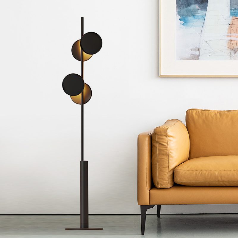Munell Black Acrylic Floor Lamp-Neutral Decor