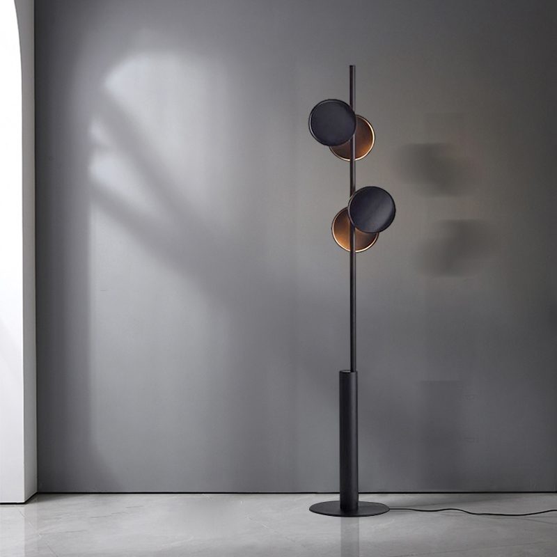 Munell Black Acrylic Floor Lamp-Neutral Decor