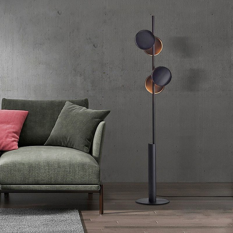Munell Black Acrylic Floor Lamp-Neutral Decor
