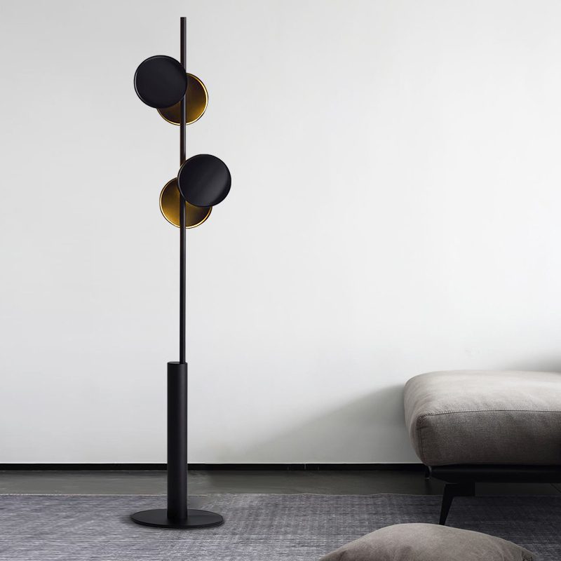 Munell Black Acrylic Floor Lamp-Neutral Decor