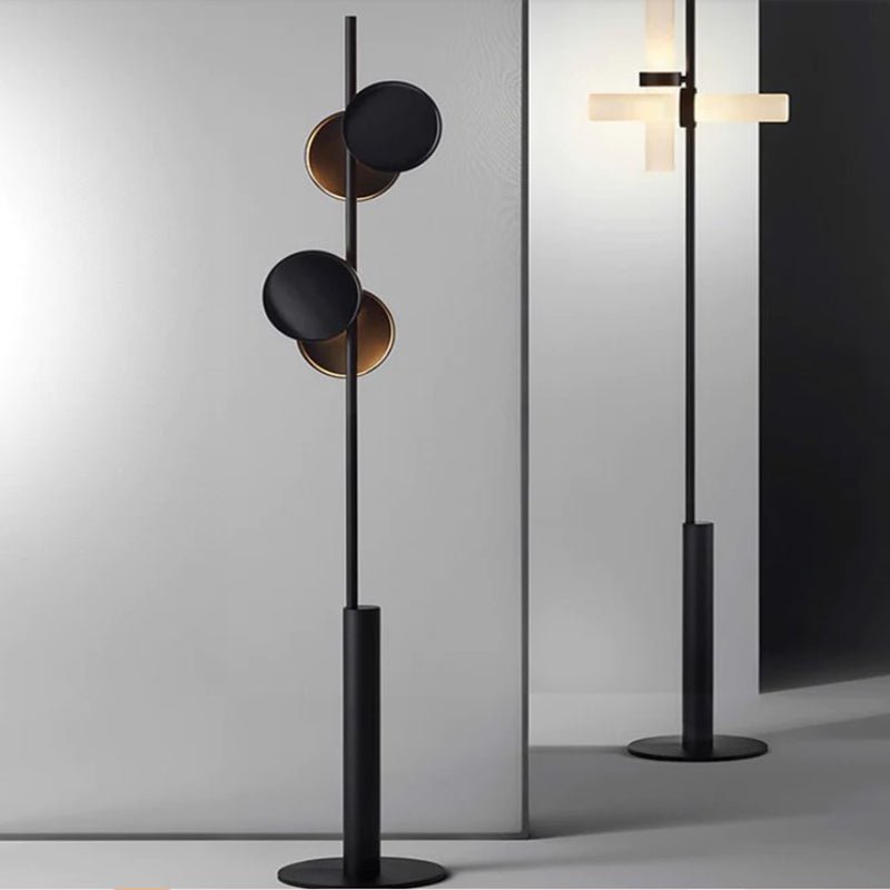 Munell Black Acrylic Floor Lamp-Neutral Decor